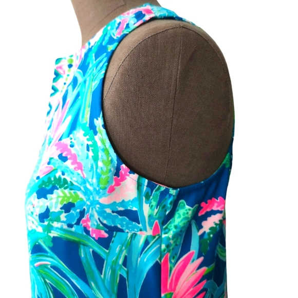 Lilly Pulitzer Kelby Stretch Shift Dress Macaw Blue Sweet Escape NWOT Size 0 - Picture 9 of 16